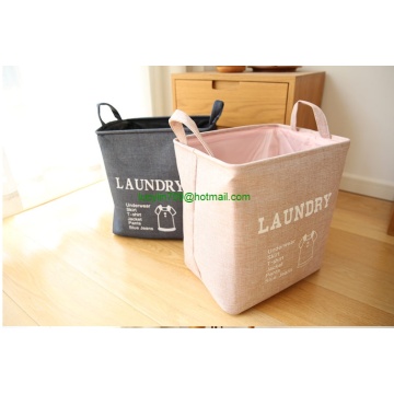 Fabric Foldable Household Storage bin jumbo Round Laundry Basket hamper closet storage