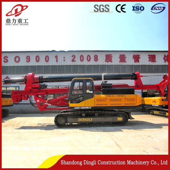 Pile rig for shallow building foundation engineering