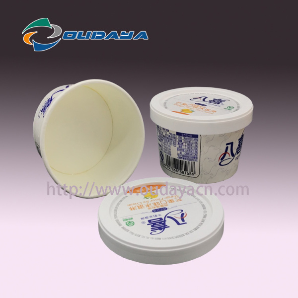 Customized PP Ice Cream Packaging Cup Yoghurt Container