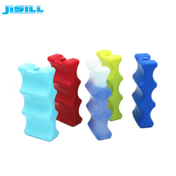 Wave Shaped Ice Pack Bottle Can Cooler Brick