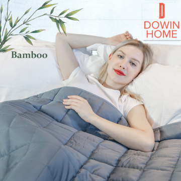 Amazon Cooling Weighted Blanket With 100% Bamboo Viscose