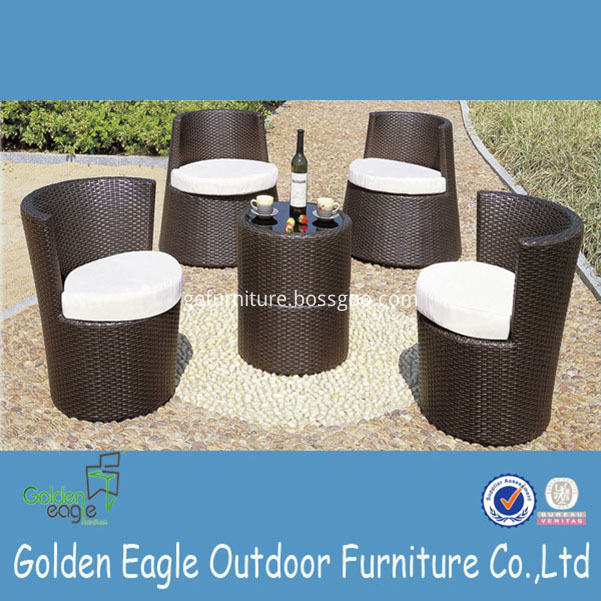 aluminium tube pe rattan furniture