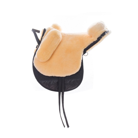 Sheepskin Double Layers Saddle Pad with Foam