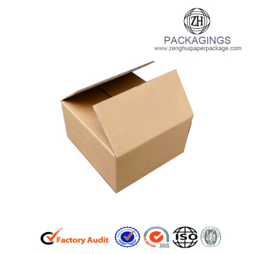 Recycled brown kraft paper carton packaging box