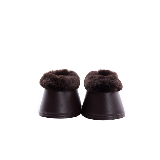 Sheepskin Bell Boots Over Reach boots