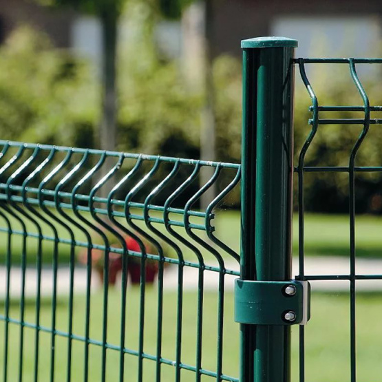 vinyl coated welded wire mesh fence