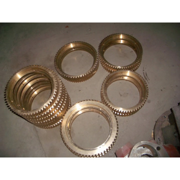 CNC Turning Machining Copper Bronze Big Copper Gear