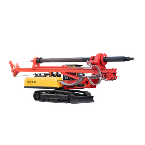 Small portable pile driver for construction site