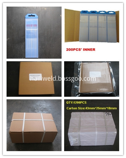 Pakcing For Tig Tungsten Electrode