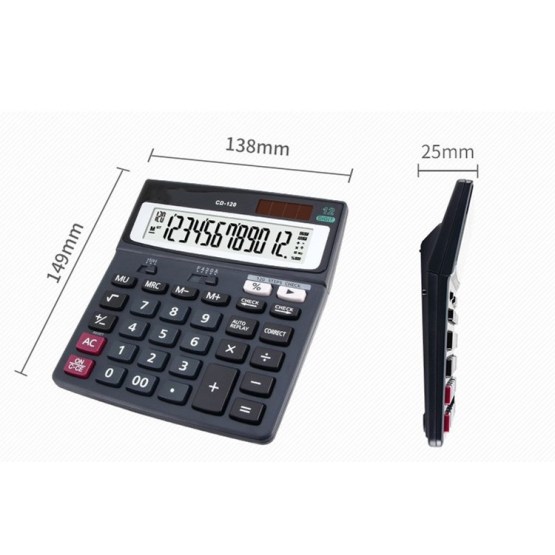 A Desktop calculator with two-way power