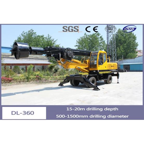 DL-360 20 meter wheeled drilling rig