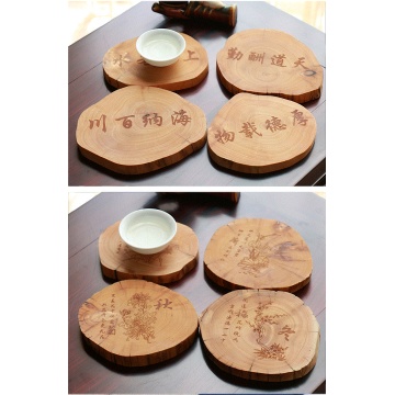 Bamboo Coaster with Stand