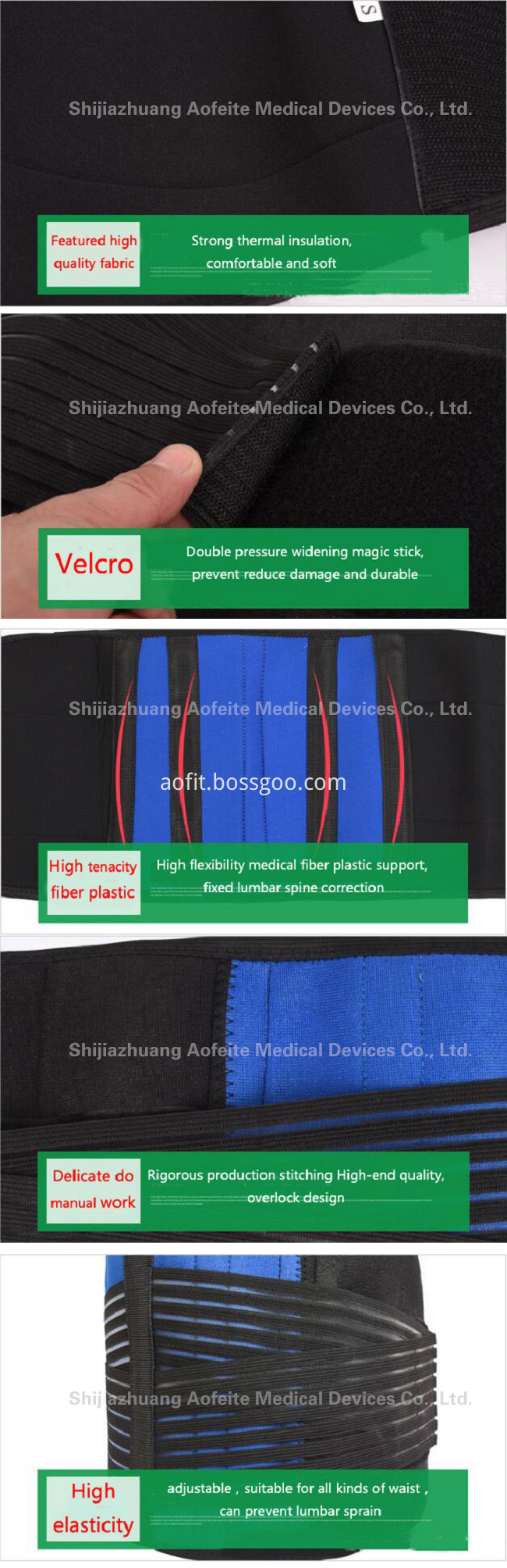 orthopedic waist belt
