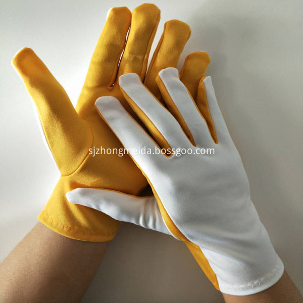 Flash Gloves Yellow and White