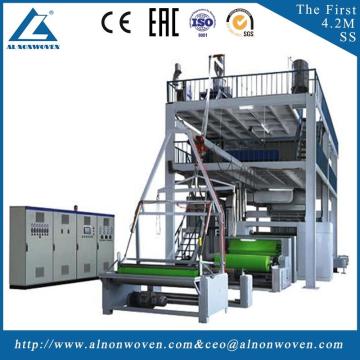 Full automatic AL-2400 S 2400mm non woven fabrics making machinery with ISO9001 certificate