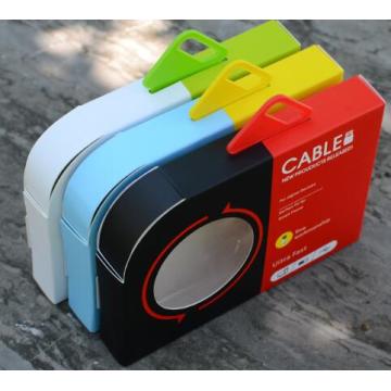 USB Data Cable Packing Box With Transparent Window