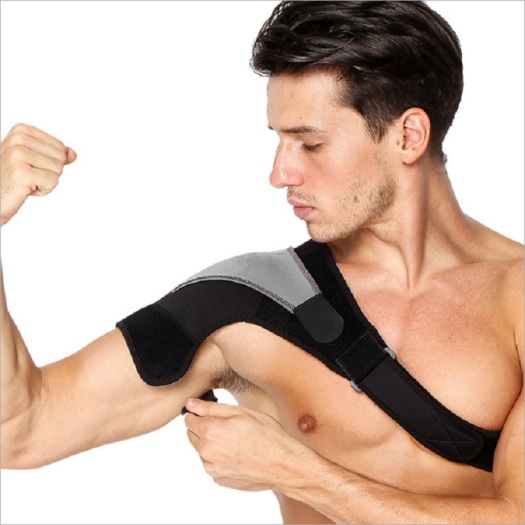 Neoprene elastic single shoulder brace support