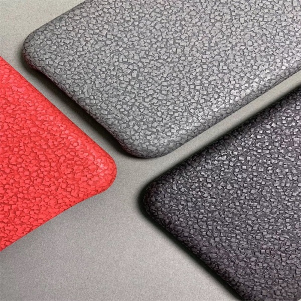 Stone Embossed Hologram Faux Leather for Electronic Package