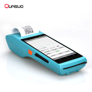 5.5inch Android Barcode scanner PDA with printer