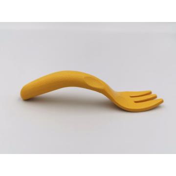 Compostable Cornstrach Frosted Handles Toddler Training Fork