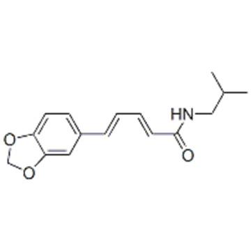 2,4-Pentadienamide,5-(1,3-benzodioxol-5-yl)-N-(2-methylpropyl)-,( 57235426,2E,4E)- CAS 5950-12-9