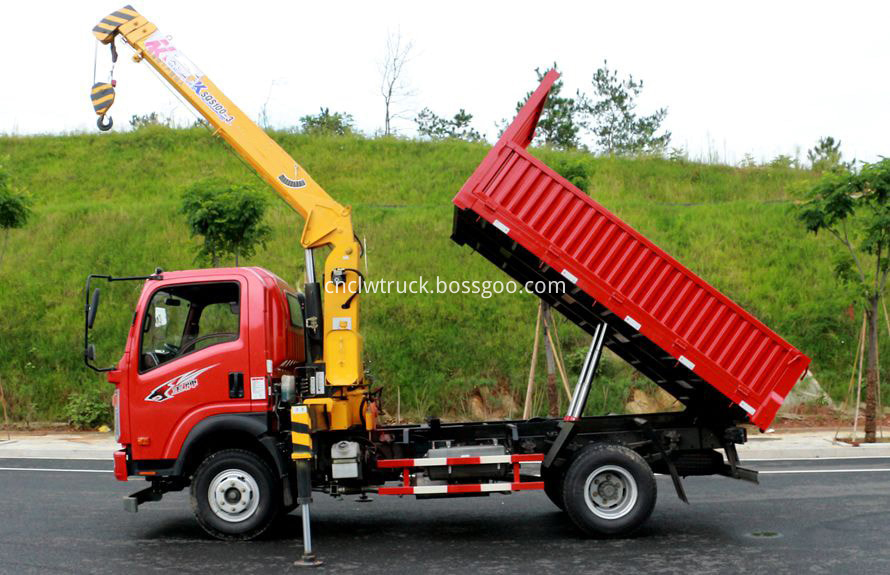 tipper crane truck 2