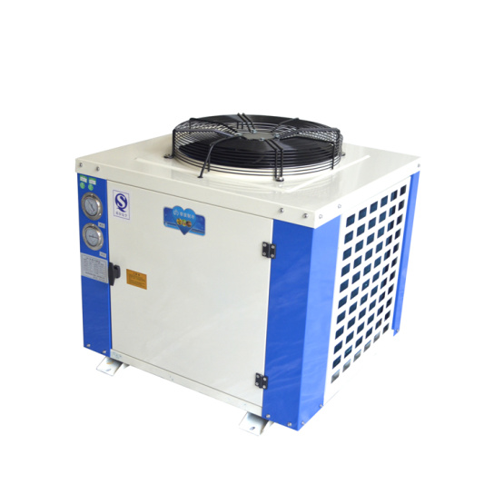 U type flat-flow refrigerator air cooling condenser