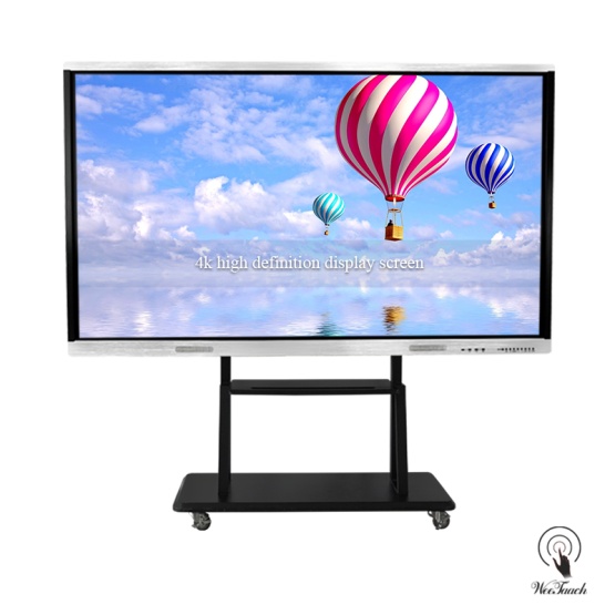 86 inches interactive panel with mobile stand