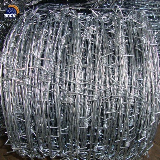 2.00MM 50KG/roll hot dip galvanized barbed wire