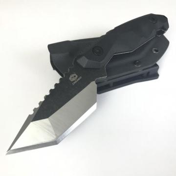 Tactical Titanium Tanto Hunting Knife with Kydex Sheath