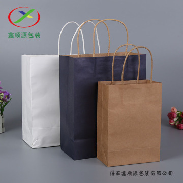 Printed Logo Luxury gift Kraft Paper Bag