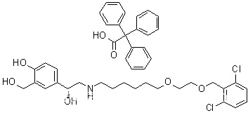 CAS 503070-58-4, Vilanterol Trifenatate (GW642444)