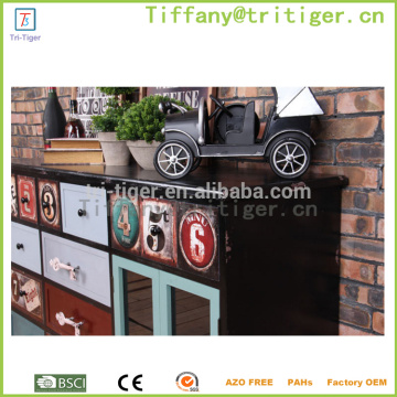 Wholesale living room Shabby Vintage Antique Reproduction Wooden Furniture Home Decoration storage cabinet