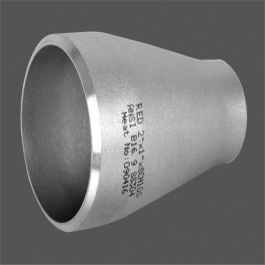 Black carbon steel concentric seam pipe fitting reducer