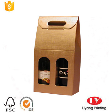 custom made cheap wine packaging paper box
