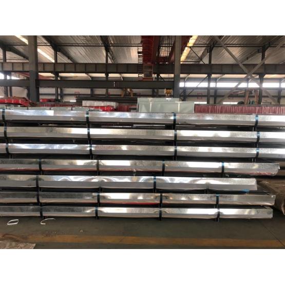 Trapezoidal steel sheet