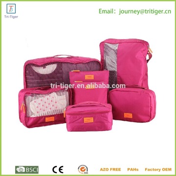 7 pcs/set Travel Packing Cubes Set, Luggage Packing Organizers