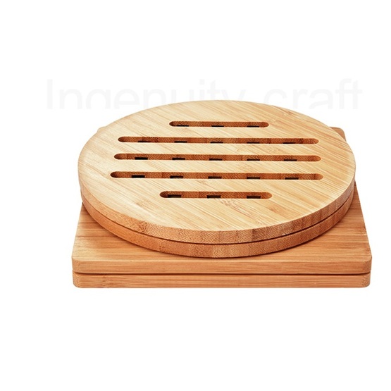 Bamboo Coaster with Stand