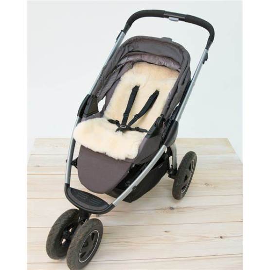 Baby sheepskin stroller liners