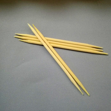 High Quality Hygienic Bamboo Toothpick Clear Square Bottle