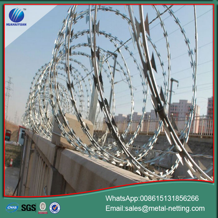 concertina wire razor barbed wire