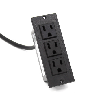High Quality Recessed Power Outlet with 2 Sockets