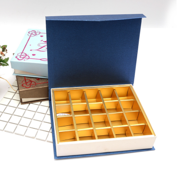 Magnetic closure chocolate gift box