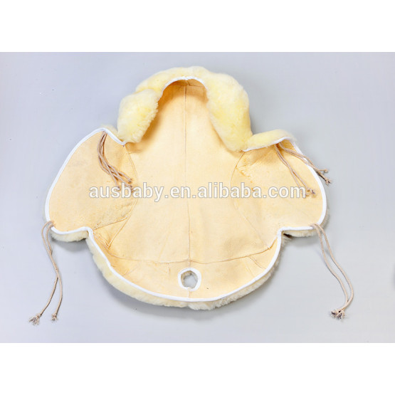 Genuine sheepskin saddle seat cover