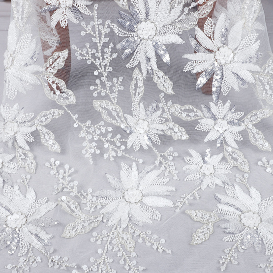 3d embroidery lace fabric