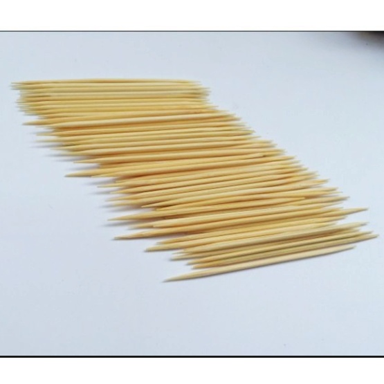 Double-ended environmental bamboo toothpick