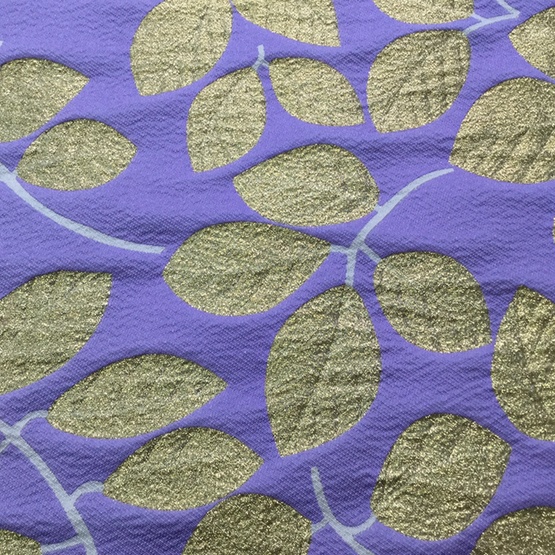 Purple Strecth Jacquard Brocade for Dress