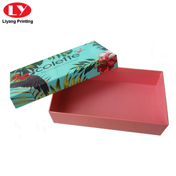 custom colorful paper gift box scarf box packaging