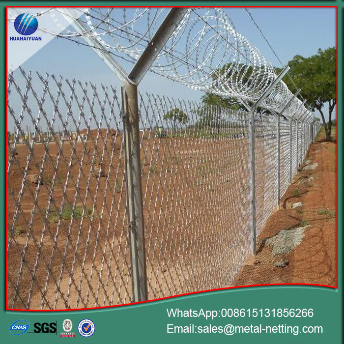 welded razor ribbon fence razor blade mesh
