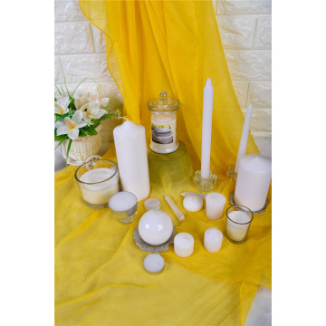 White Christmas Candle Paraffin Wax for Wedding